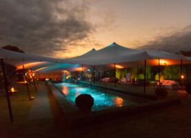 Stretch Tent at Sunset Party Planning Examples stretch tent sunset